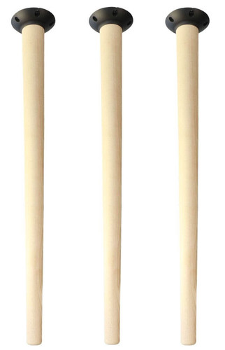 Tischbein buche holz - 3x,