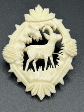 Brosche Bein Jagd Jäger