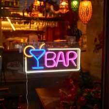 Neon LED Panel Bar Deko Vitrine