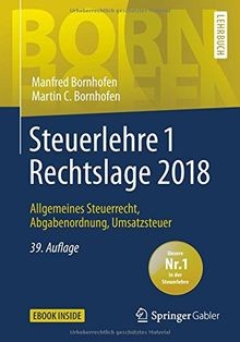 Steuerlehre rechtslage 2018 - steuerlehre,