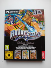 Rollercoaster Tycoon 3-Deluxe Edition (PC, 2013) Big Box, in OVP, Inhalt wie neu