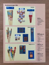 Alte DEPYFAG Flyer Beilage Sonderpackungen 1984 Silvester Rarität