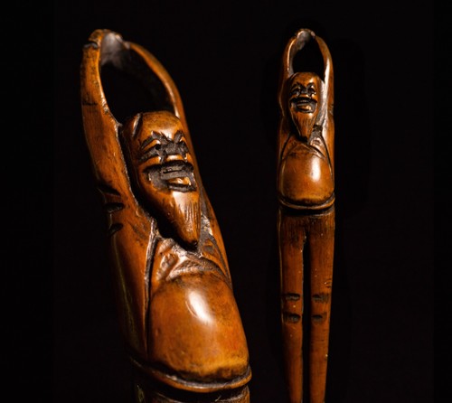 Netsuke antik holz - netsuke,