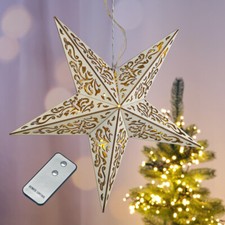 Stern Holz 40 cm LED