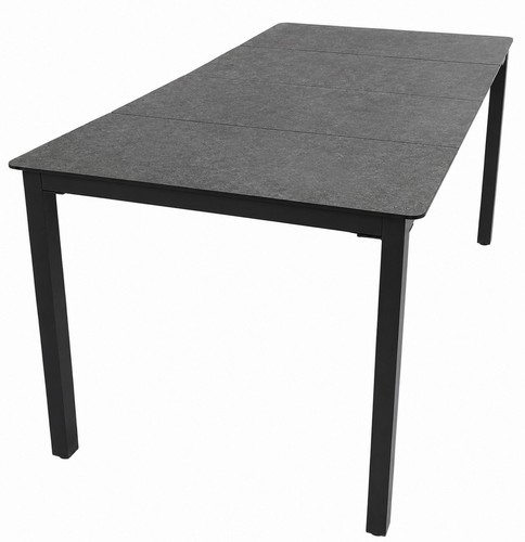 Alu glas gartentisch - alu,