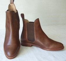 "JOULES"Gr.38 hochwertige Stiefeletten/Boots Leder braun  neuwertigerTOP-Zustand