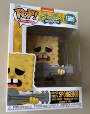 Funko Pop! - Ripped Pants SpongeBob - #1666 - Vinyl Figur Animation, Neuwertig