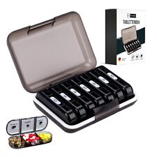 Tablettenbox Pillendose Pillenbox Medikamentenbox 7 Tage 3 Fächer | PREMIUM