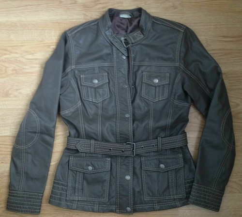 Street one lederjacke taupe - street,