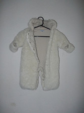 VERTBAUDET Baby, TEDDY-Overall, elfenbeinfarben, Gr. 45cm / 60 cm (3 - 6 Monate)