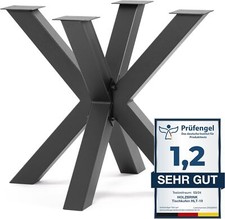 HOLZBRINK Tischgestell Spider | Massive Tischkufen/Tischbeine Metall