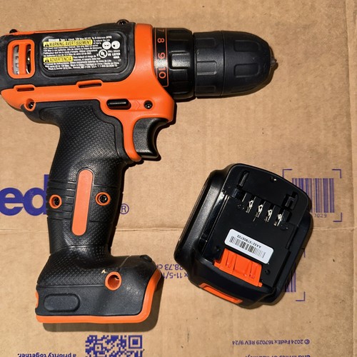 Black decker 12v drill - +,