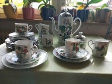 Hübsches Kaffeeservice f. 6 Personen v. Seltmann Weiden, Bavaria, W-Germany