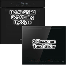 Backofen Set Schwarz Hydrolyse