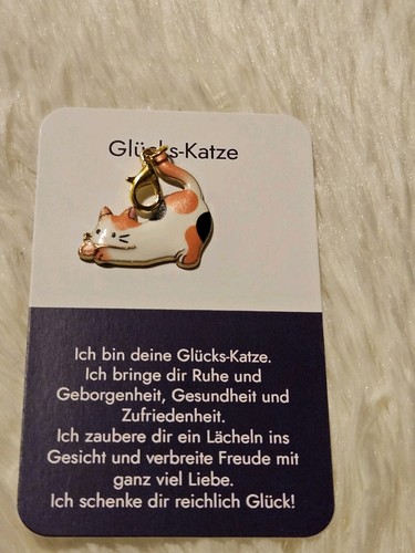 Anhänger glücks katze - anhänger, *glücks-katze*