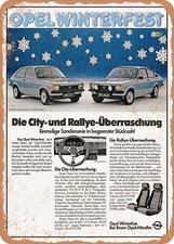 METAL SIGN - 1979 Opel Kadett