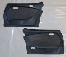 ORIGINAL MERCEDES W116 TÜRVERKLEIDUNG TÜRPAPPEN VORN RECHTS LINKS VELOUR SCHWARZ