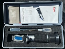 AEG Refraktometer RX 3, 2x Frostschutzprüfer Säuredichteprüfer 3 Mess-Skalen