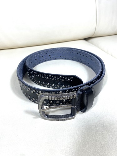 Diesel leder gürtel schwarz - diesel,