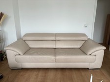 Blues 2-Sitzer Ledersofa von Ewald Schillig