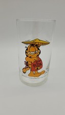 Vintage Sammelglas Garfield (1978) Fat Cat's Pizza - Jim Davis