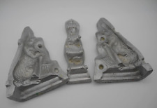 Alte Zuckerform Zucker Gießform Hase mit Korb 3-Teilig Georg Lieb 214 Zuckerhase