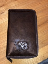 Y-3 Adidas Yohji Yamamoto TRAVEL WALLET Lackleder
