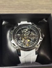 Gorgeous racing Automatic Mechanical Watch  Skeleton Dial Sport watch men gift