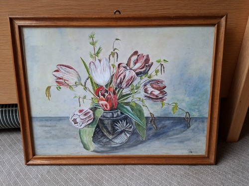 Orig stillleben blumen - orig, vase