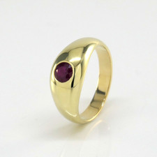 Ring Solitär massiv 585/- 14k