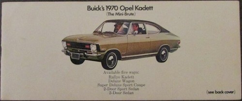1970 buick opel kadett rallye - 1970,
