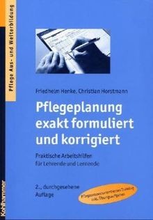 Pflegeplanung exakt formuliert