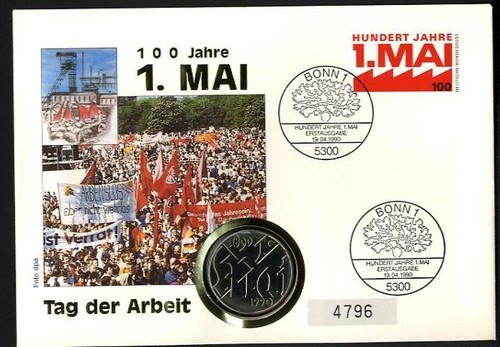 Ddr numisbrief tag der - numisbrief, |