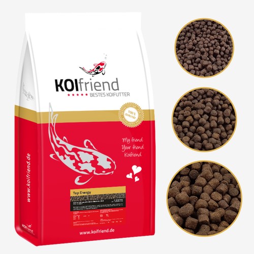 Koifutter top energy 3mm - 15, kg