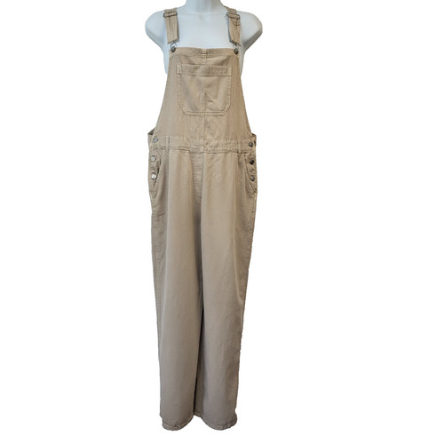 Primark latzhose denim beige - latzhose,