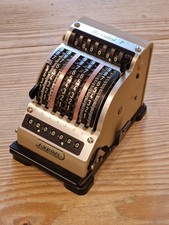 RESULTA Export 7 mechanische Rechenmaschine VINTAGE West Berlin Erzeugnis 60er