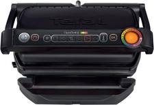 TEFAL Optigrill+ GC7128 Kontaktgrill Schwarz Glanzend NEU
