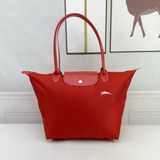 Damen Longchamp Große Umhängetasche L 1899 Rot Handtasche HOR-426