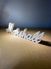 23 cm großes Marshall Amp Logo Schild Display