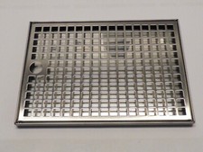 Tropfblech Tropfschale 239 x 170 x 12 mm für Zapfanlage **** EDELSTAHL ****