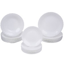 Tafelservice 12 Personen Geschirr Set Essservice Speiseservice Hartglas 36 Tlg.