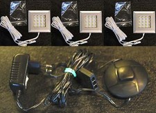 Intertrade Astra 1179 -3-er Set weiss LED Unterbaubeleuchtung Regalbeleuchtung