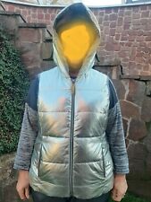 S- Oliver Daunen Weste MODERN Gr. L (Gr. 42) silber Top / modern