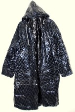 PVC Vintage Damen Regenmantel