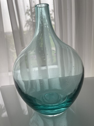 Vintage glasvase mit - glasvase,
