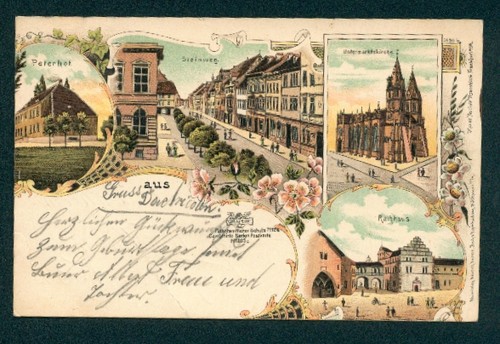 Lithographie mühlhausen - lithographie,