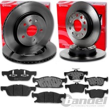 brembo BREMSSCHEIBEN + BELÄGE VORNE + HINTEN für FORD GALAXY CK  S-MAX CJ  EDGE