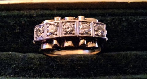 Antiker goldring 585 - antiker, 5