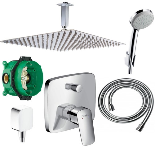 Hansgrohe unterputz dusch - unterputz,
