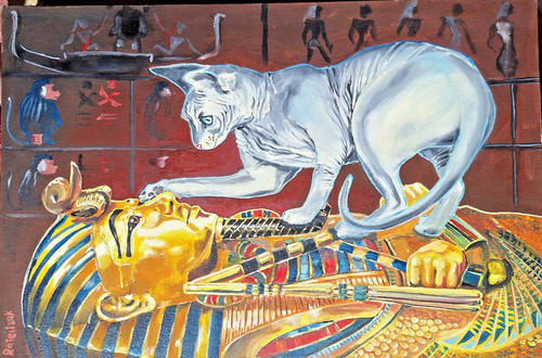 Fine art ölgemälde - fine, sphinx